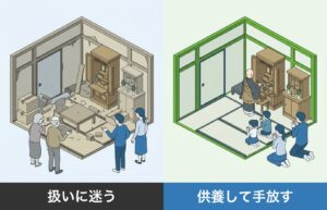 「仏壇」と「神棚」の処分はどうする？魂抜き（閉眼供養）の費用とマナー