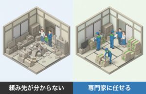 「実家じまい」をプロに頼むメリット｜遺品整理士と不用品回収業者の違い
