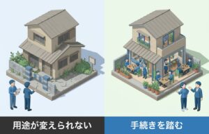 空き家を活用してカフェや民泊に！用途変更（コンバージョン）の建築基準法ハードル